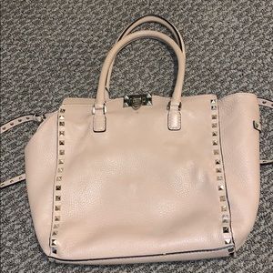 Valentino Nude Studded Bag